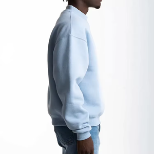 Sudadera de Felpa de Alta Calidad al por Mayor, Sudadera Personalizada con Logotipo, Sudadera Lisa de Algodón con Cuello Redondo para Hombre - Product Image 6