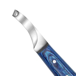Großhandel Professionelles Hufmesser mit Blauem Holzgriff, Geringe Mindestbestellmenge, Hochwertige Hufpflege-Werkzeuge, OEM-Lieferant - Product Image 3