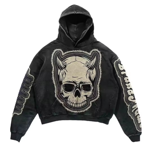 Sudaderas con Capucha Unisex Extra Grandes, Lavadas al Ácido, de Alta Calidad, Personalizadas, de Poliéster/Algodón, para Invierno - Product Image 6