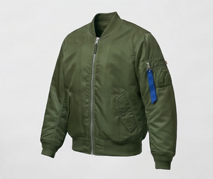 <b>Men</b>’s Stylish Bomber <b>Jacket</b> – Casual Outerwear, Comfortable Fit, Zip Closure, Ribbed Details, Versatile <b>Jacket</b> for Everyday Use - Product Image 6