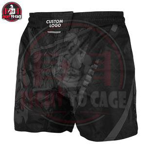 Bon Fournisseur OEM ODM Shorts de Boxe MMA Haute Performance Tissu Respirant Panneaux Extensibles Imprimés Légers Durables 100% - Product Image 4