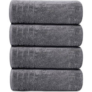 Premium Quality Woven Cotton <b>Bath</b> <b>Towel</b> <b>Set</b> Soft Quick Dry Absorbent Durable Luxury Terry <b>Towels</b> 400-500 GSM Hotel Spa Bathroom - Product Image 1