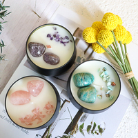 Bester Preis Großhandel benutzer definierte Kerzen form Natur Aroma therapie Blechdose Duft kerze Bulk Vegan Set Geschenk box
