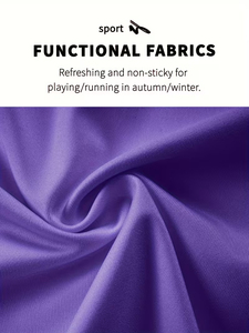 High Quality Custom Made Breathable Lightweight Men's Compression Running <b>Sets</b> 100% Cotton Solid Pattern Winter Workout - Product Image 5