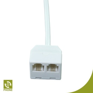 Répartiteur téléphonique pratique et simple LJJ-4C 2 voies RJ11 6P4C Conforme RoHS - Product Image 4