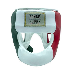 No Boxing No Life MMA Boxing Set Customizable Red White Green 100% Genuine Cowhide Leather EcoFriendly Durable Gloves <b>Head</b> Guard - Product Image 3