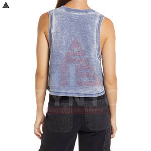 เสื้อครอปท็อปผู้หญิงคุณภาพสูง ระบายอากาศได้ดี รับผลิตตามแบบ เสื้อครอปท็อปสำหรับผู้หญิง ขายส่ง เสื้อทรงหลวม เสื้อกล้ามผู้หญิง - Product Image 5