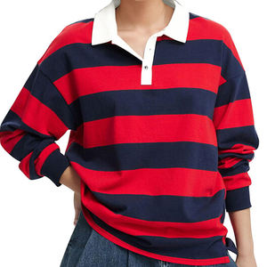 Camiseta de Rugby de Manga Larga para Hombre, Dos Tonos Negro y Gris, de la Mejor Calidad - Product Image 5