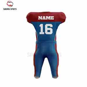 Uniforme de football américain léger personnalisé avec logo, 100 % polyester, vêtements de sport, uniforme de football américain, vente chaude - Product Image 3