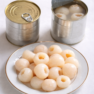 Litchis en conserve de qualité supérieure / 100 % fruits purs, étiquette claire, à base de plantes / Mme Jessi - Product Image 5