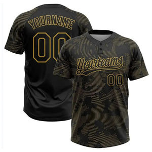 Jersey de Béisbol Personalizado Unisex de Secado Rápido, Cuello Corazón, Ropa Deportiva con Estampado por Sublimación, Transpirable, Tallas Grandes - Product Image 6