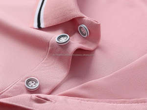 Camiseta Polo de Alta Calidad en Algodón y Poliéster para Golf, Personalizable con Logotipo Bordado para Hombre, Uniforme Escolar, Diseño Liso - Product Image 5