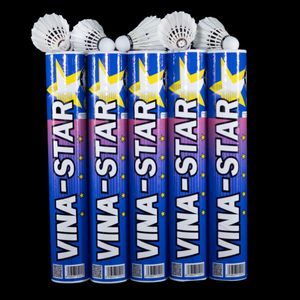 Vietnam Manufacturer Vina-Star Premium Professional Tournament Level <b>Badminton</b> Shuttlecocks 1 Dozen Class Goose Feather Stable - Product Image 5