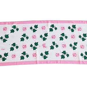 Ensemble Écharpe Longue, Bonnet et Gants Rose et Vert Personnalisés pour Sororité Grecque – Accessoire Élégant pour Usage Quotidien en Extérieur - Product Image 6