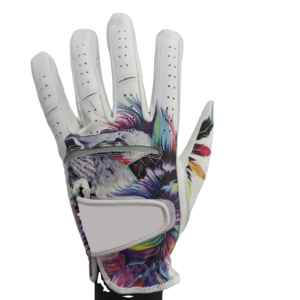 Guantes de Golf Personalizados OEM ODM para Hombre, de Piel de Oveja Blanca Cabretta, PU Antideslizante, Transpirables, Diseño Deportivo - Product Image 6