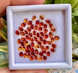 Citrine naturelle de forme ovale, pierres précieuses jaunes, pierres en vrac pour la fabrication de bijoux, bagues, pendentifs, boucles d'oreilles, haute qualité - Product Image 3
