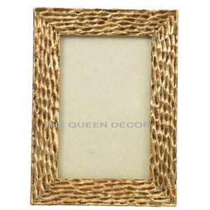 Rose <b>Gold</b> Finished Aluminum Metal Rectangle Photo <b>Frame</b> With Glass Customizable Size Home Decor & Desktop Tableware Use - Product Image 3