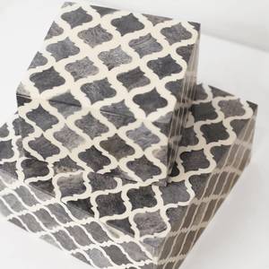 High Quality Novelty Moroccan Pattern Bone Inlay Jewelry Box Bone Inlay Jewelry <b>Storage</b> Box Bone Inlay Decorative Jewelry Box - Product Image 2