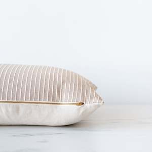 100% Cotton Woven Striped Eco-Friendly American Style Pillow <b>Cushion</b> Covers | Customizable Decorative Throw Pillow Covers for - Product Image 2