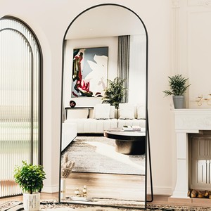 Sustainably-Sourced Bamboo Wall <b>Mirror</b> Frame Minimalist Design Eco-Friendly Handmade Durable <b>Lightweight</b> OEM Wholesale | Aqudus - Product Image 2
