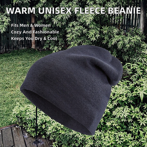 Gorro de lana tejido para hombre, gorro de invierno cálido y suave de algodón, gorros de esquí en 25 colores sólidos, gorro de punto para mujer, gorros de lana para hombre. - Product Image 2