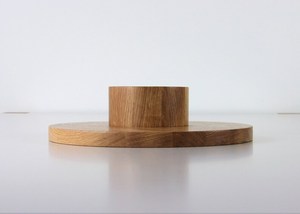 Plateau à gâteau en bois nordique, plateau à dessert, plateau à pain, plateau de présentation pour pâtisserie, plateau à gâteau rond en bois pour la cuisine - Product Image 4