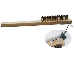 Cepillos Industriales de Acero Planos y Redondos, Personalizables OEM con Mango de Plástico, Cerdas de Acero al Carbono/Nylon - Product Image 3