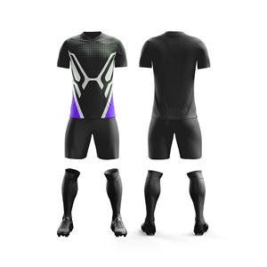 Tenue de football personnalisée, maillot de football d'équipe |   Tailles pour hommes, femmes et jeunes |   Vêtements de sport légers à séchage rapide en gros - Product Image 4