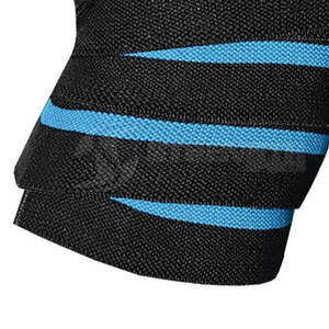 Bandes de genou pour musculation fabriquées au Pakistan, design personnalisé, prix de gros, bandes de genou pour entraînement, OEM - Product Image 4
