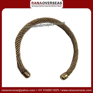 Brazalete Ajustable de Latón de Alta Calidad en Oferta, Brazalete Abierto Clásico y Moderno para Mujeres y Niñas - Product Image 3