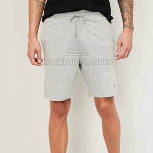 กางเกงขาสั้นลำลองผ้าฝ้ายฟลีซเอวกลางสำหรับผู้ชาย ระบายอากาศได้ดี แห้งเร็ว ทนทานต่อการใช้งาน - Product Image 6