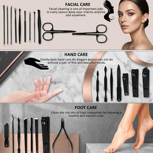 Durable Manicure And <b>Pedicure</b> Kit Premium Manicure And <b>Pedicure</b> Kit Complete Care Set With Comfortable Grip <b>Tools</b> - Product Image 4