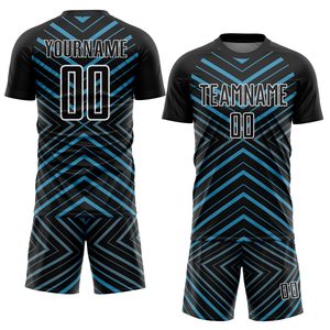 Custom Sublimation Soccer Uniform Set for Men Breathable Polyester Football Kit with Team Logo Short Sleeve Quick Dry - Product Image 1
