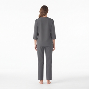 Vêtements de travail pour infirmières en gros, uniforme médical 2 pièces, ensemble de vêtements de travail pour salle d'opération, hôpital - Product Image 3