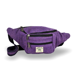 Mochila de Viaje Morada 100% Cáñamo con Elegante Material de Cáñamo - Product Image 1