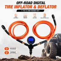 MAISOON MS-TB01C Off-Road Digital Tire Inflator & Deflator with High Precision Pressure Gauge Dual Hose 1 Year Warranty