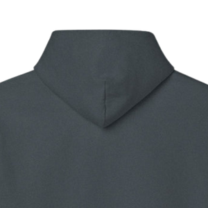 Sudadera con Capucha Gris Carbón con Gráfico Rosa, Bordado Circular, de Forro Polar, Manga Larga, Unisex, Informal, Moda de Invierno - Product Image 4