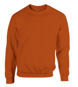 Camisa Casual de Manga Larga para Hombre, Color Sólido, Tejida, en Naranja Óxido - Product Image 1