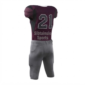 Ensemble d'uniformes sportifs sur mesure unisexe pour le football américain, pour adultes et enfants, taille plus, design respirant - Product Image 4