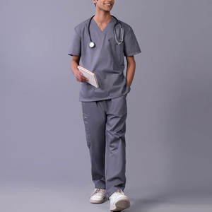 Uniformes Médicos de Tela Elástica, Fáciles de Usar, con un Nuevo y Moderno Diseño, Resistentes al Sudor, Uniformes de Hospital de Primera Calidad - Product Image 1