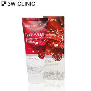 3W Clinic Schiuma Detergente all'Acqua di Rosa 100ml, Ingrediente Principale: Acqua di Rosa - Product Image 1