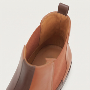 Botas de Tobillo de Cuero Unisex Impermeables, Botas de Tobillo de Cuero Genuino OEM para Hombre, Botas de Tobillo de Cuero para Mujer con Diseño Slip-On - Product Image 5