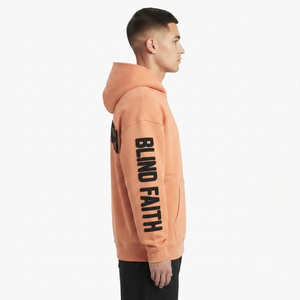 Men's Zipper Puff Print Hoodie Heavyweight 100% Cotton Long Sleeve Drop Shoulder Street Winter Wear 400Gsm <b>Zip</b> <b>Up</b> Hoodies Men - Product Image 3
