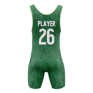 Combinaison de lutte personnalisée pour hommes, équipe américaine, uniforme de lutte sublimé, vêtements de sport légers et performants, OEM ODM - Product Image 3