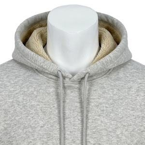 Sudadera con Capucha Personalizada para Hombre, Invierno, Bordado 3D Frontal, Peso Medio, 100% Algodón, Forro Polar Transpirable, Resistente al Viento, Corte Holgado, Estilo Urbano - Product Image 4