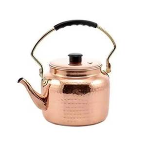Embossed Stainless Steel Teapot Vintage Floral Design <b>Tea</b> Pot with Heat Resistant Handle Serving Teaware Kitchen - Product Image 3