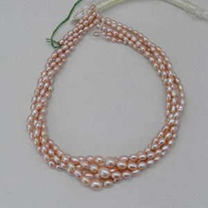 Perlas de Agua Dulce Naturales AAA de 4mm 6mm 8mm 10mm, Color Rosa, Forma de Arroz, Perlas al por Mayor para Joyería, DIY, Pulseras y Collares - Product Image 2