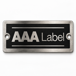 Plaque d'équipement avec logo personnalisé, plaque métallique gravée pour machines, marquage industriel, fournisseur OEM - Product Image 2