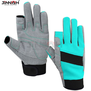 Gants de navigation unisexes compatibles écran tactile en polaire à doigts longs pour la voile, la canoë, le kayak, le ski nautique, la pêche et la chandellerie estivale - Product Image 3