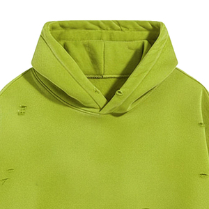 Sudadera con Capucha Desgastada para Hombre, Estilo Urbano, Suave y Duradera, Ajuste Casual - Product Image 2